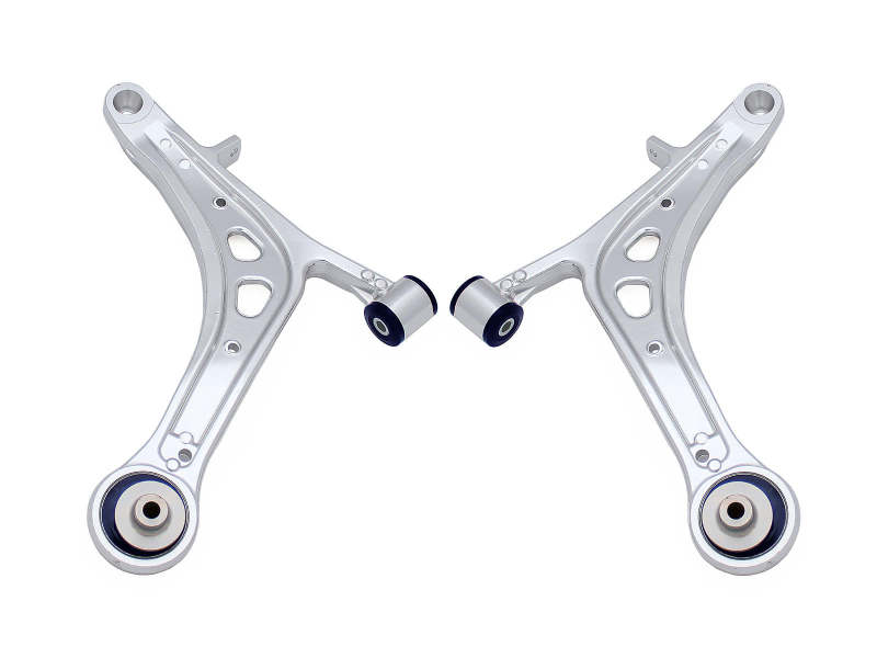 SuperPro 2008 Subaru Impreza WRX STI Front Lower Alloy Control Arm Kit (+Caster) - awdtuningtx