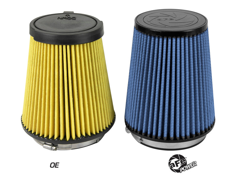 aFe MagnumFLOW Replacement Air Filter w/ Pro 5R Media 16-19 Ford Mustang GT350 V8-5.2L - awdtuningtx