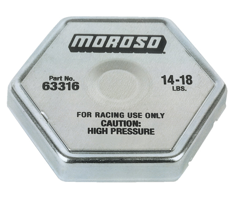 Moroso Racing Radiator Cap - 14-18lbs - awdtuningtx