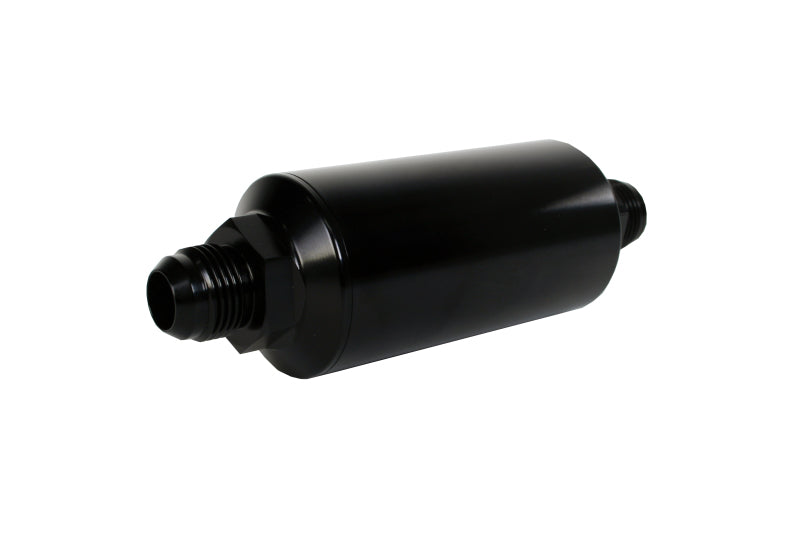Aeromotive In-Line Filter - (AN-10) 100 Micron Stainless Steel Element Black Anodize Finish - awdtuningtx
