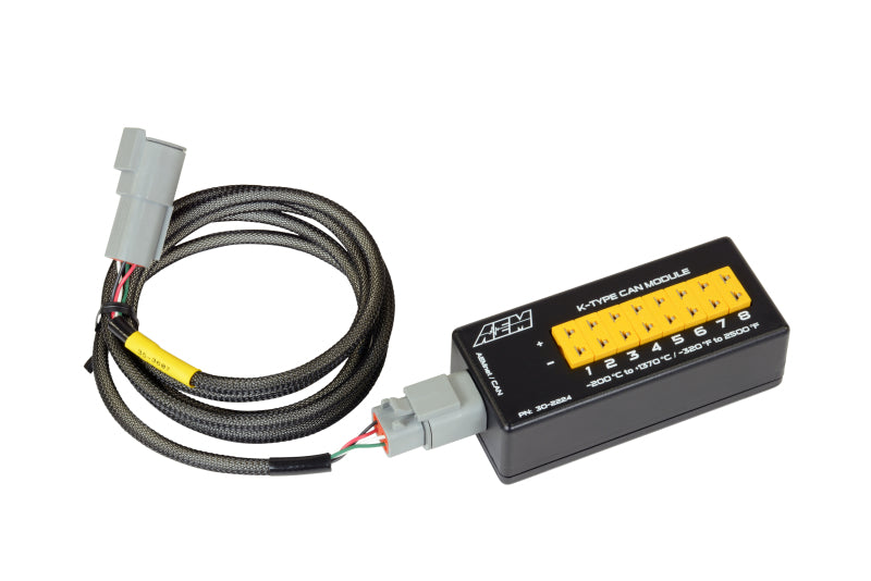 AEM 8 Channel K-Type Thermocouple EGT CAN Module - awdtuningtx