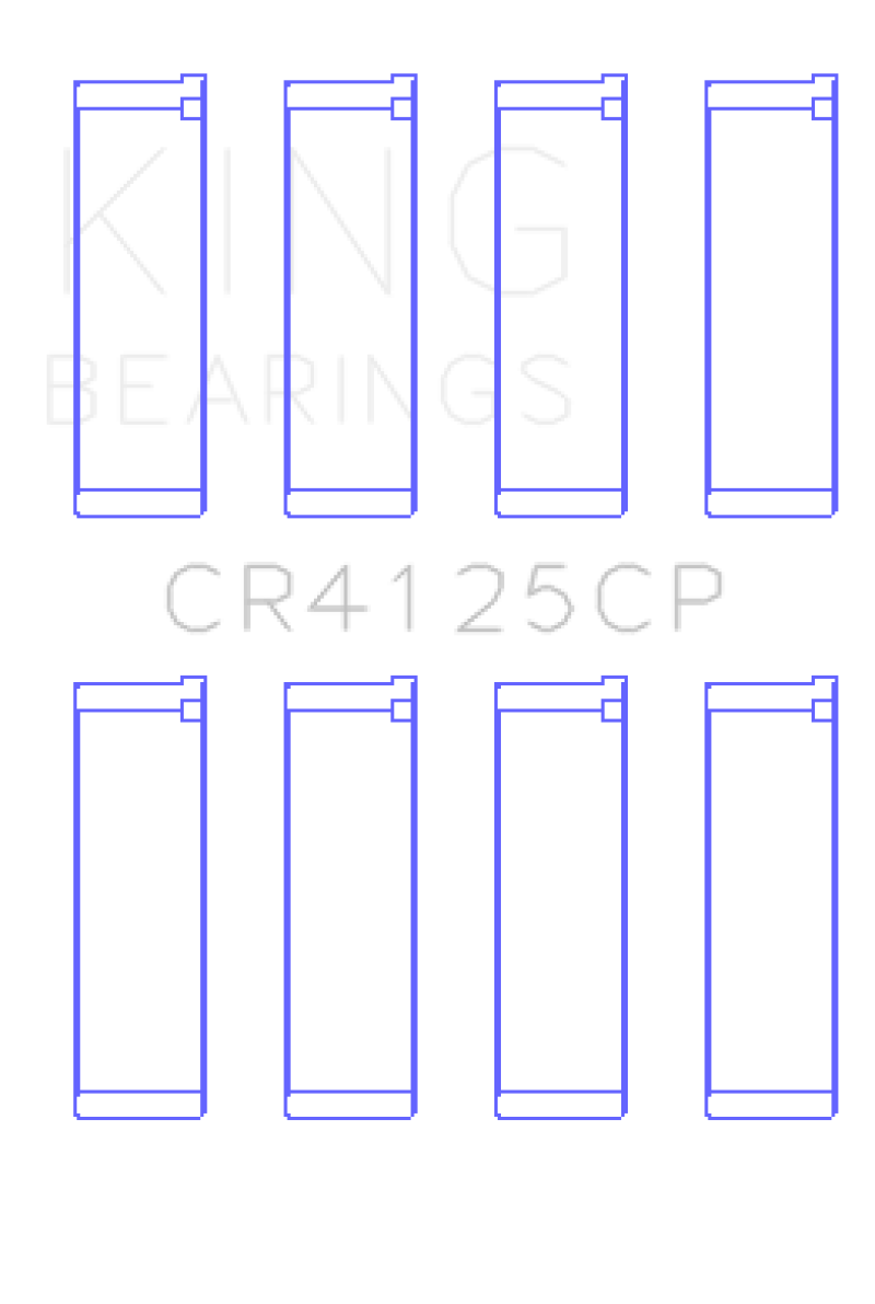King Subaru EJ20/EJ22/EJ25 (Including Turbo) Performance Rod Bearing (Set of 4) - awdtuningtx