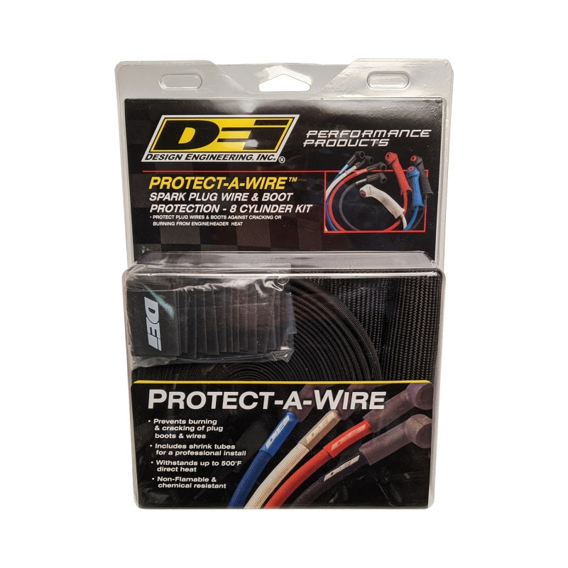 DEI Protect-A-Boot and Wire Kit 8 Cylinder - Black - awdtuningtx