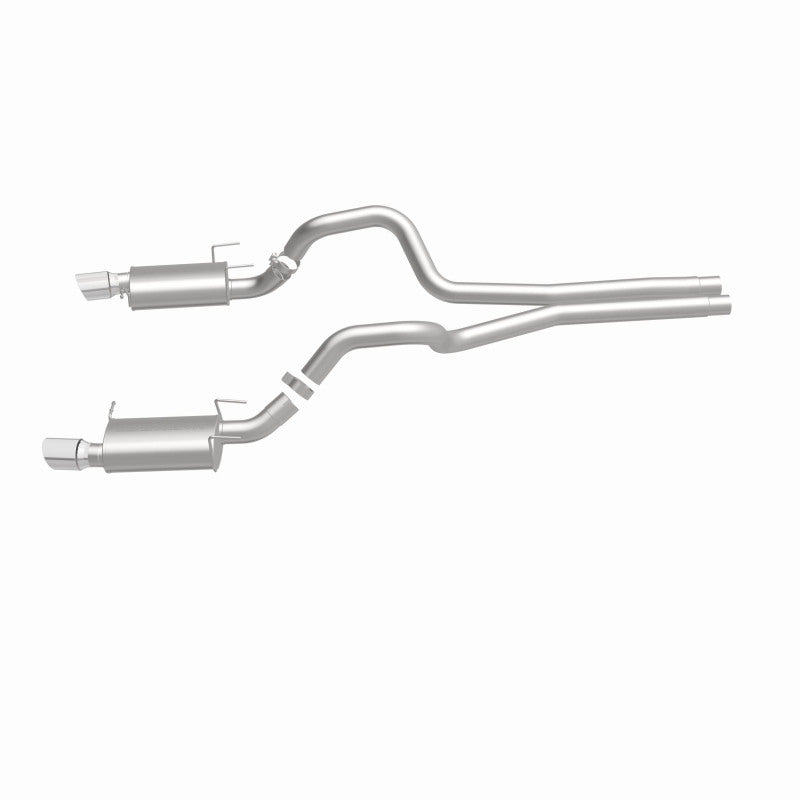 MagnaFlow 13 Ford Mustang Dual Split Rear Exit Stainless Cat Back Performance Exhaust (Street) - awdtuningtx