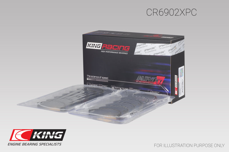 King Nissan VQ35HR/VQ37VHR/VR30DTT (Size STD) pMaxKote Rod Bearing Set - awdtuningtx