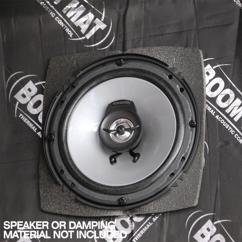 DEI Speaker Baffles 5.25in Round 6.5in Wide 6.5 Height 2.5in Deep Pair - awdtuningtx