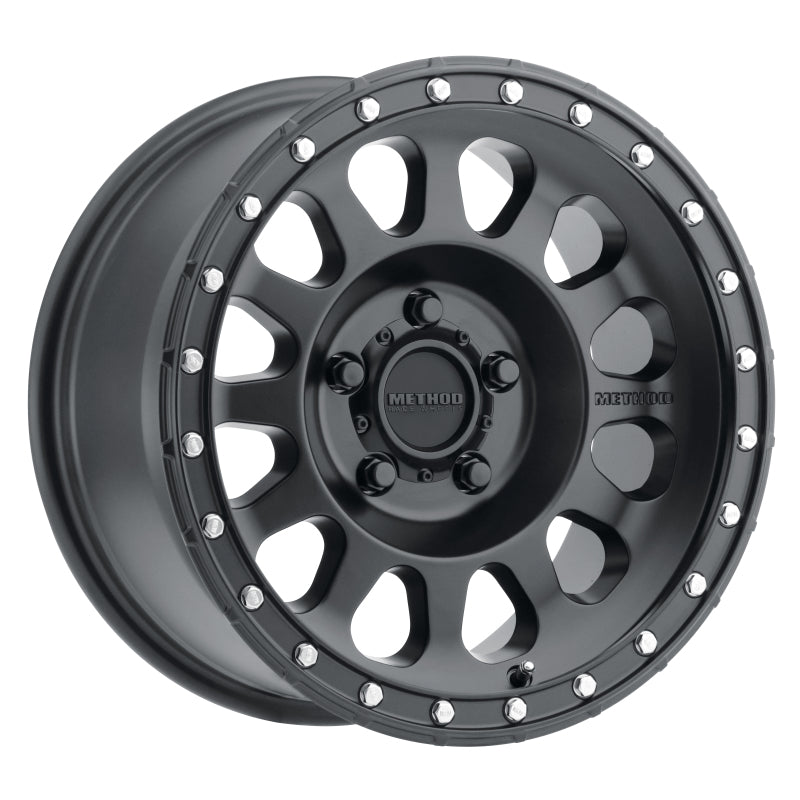 Method MR315 17x8.5 0mm Offset 5x150 110.5mm CB Matte Black Wheel - awdtuningtx