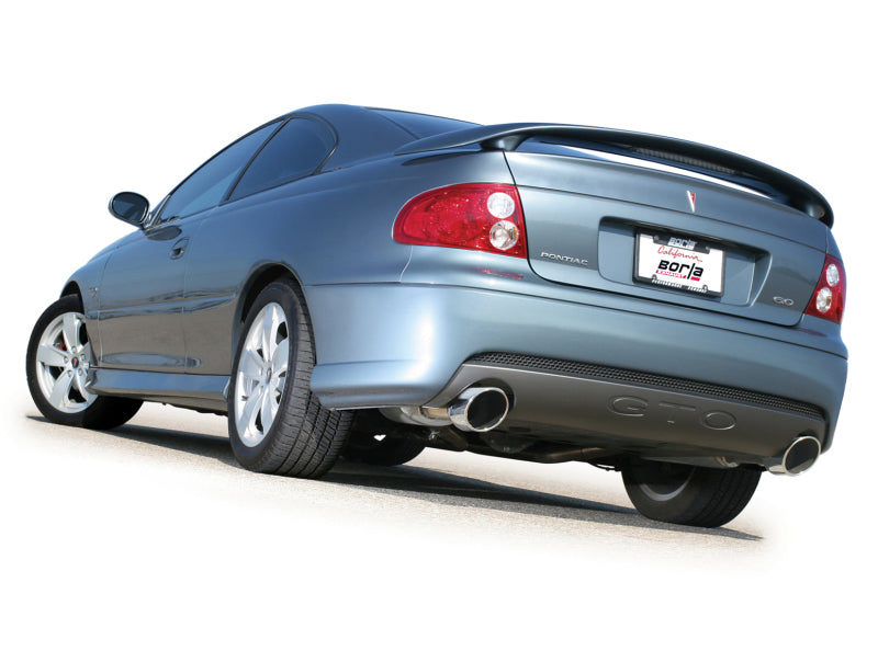 Borla 05-06 Pontiac GTO Coupe 2dr 6.0L 8cyl AT/MT 4spd/6spd RWD SS Catback Exhaust w/ inXin Pipe - awdtuningtx