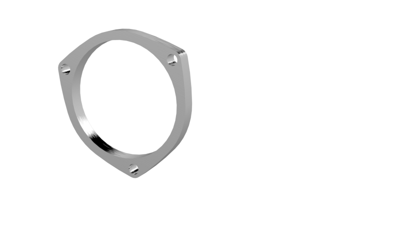 QTP 4in Weld-On QTEC 3 Bolt Flange - awdtuningtx