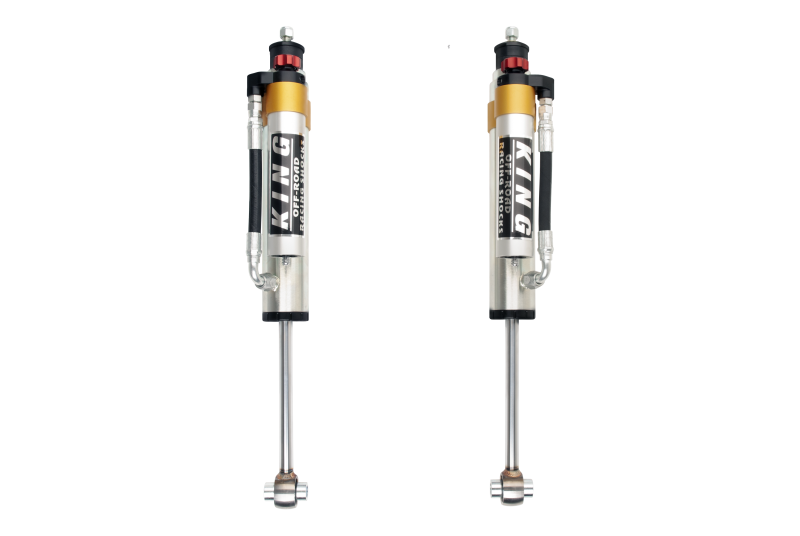 King Shocks 90-12 Mercedes-Benz G-Class Rear 2.5 Dia Piggy Hose Reservoir w/Adjuster (Pair) - awdtuningtx
