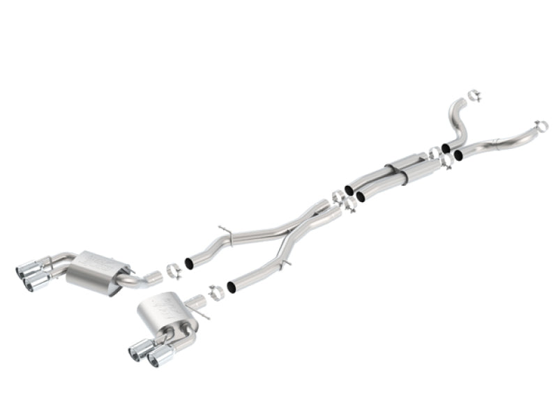 Borla Chevy 16-17 Camaro 6.2L ATAK Catback w/ Dual Tips (NPP) Dual Split Rear Exit - awdtuningtx