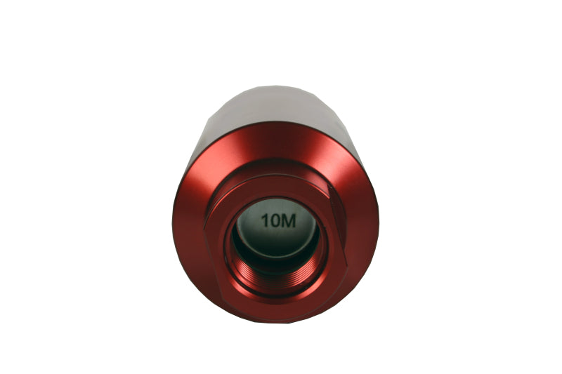 Aeromotive In-Line Filter - (AN-10) 10 Micron Microglass Element Red Anodize Finish - awdtuningtx