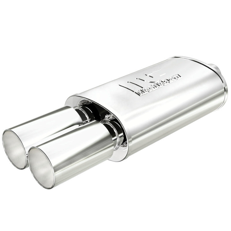 MagnaFlow Muffler W/Tip Mag SS 14X5X8 2.25/3. - awdtuningtx
