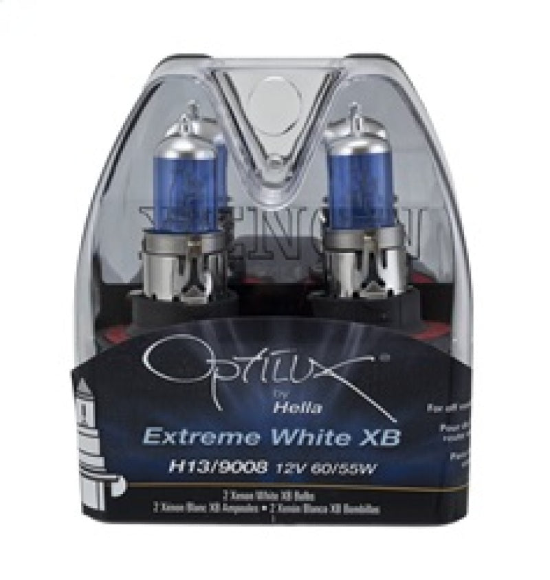 Hella Optilux H13/9008 12V 60/55W XB Xenon White Bulbs (Pair) - awdtuningtx