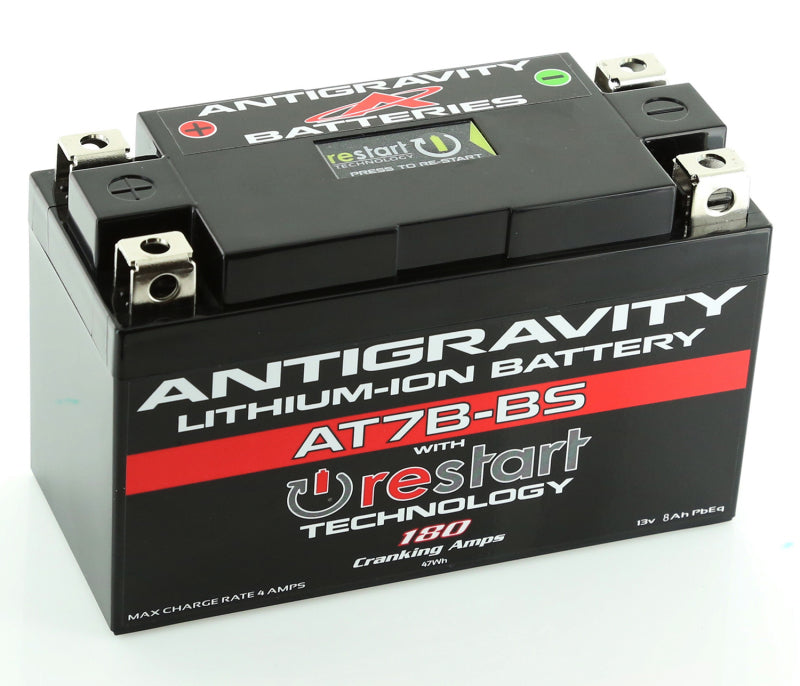 Antigravity YT7B-BS Lithium Battery w/Re-Start - awdtuningtx
