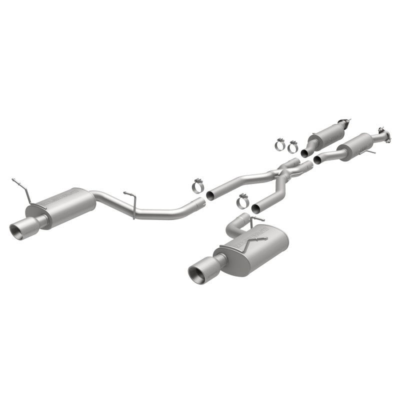 MagnaFlow 11-12 Dodge Durango V8 5.7L Dual Split Rear Exit Stainless Cat Back Performance Exhaust - awdtuningtx