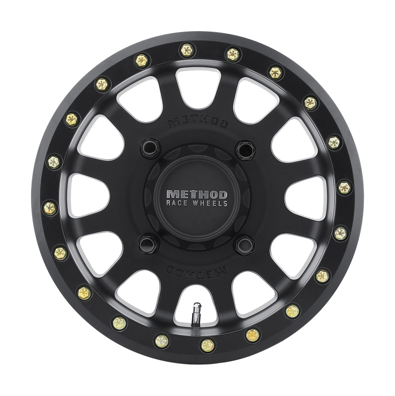 Method MR401 UTV Beadlock 14x7 / 5+2/38mm Offset / 4x136 / 106mm CB Matte Black Wheel - awdtuningtx
