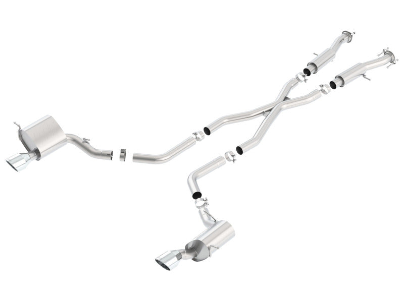 Borla 2015 Jeep Grand Cherokee SRT8 ATAK Dual Round Rolled Exit Catback Exhaust - awdtuningtx
