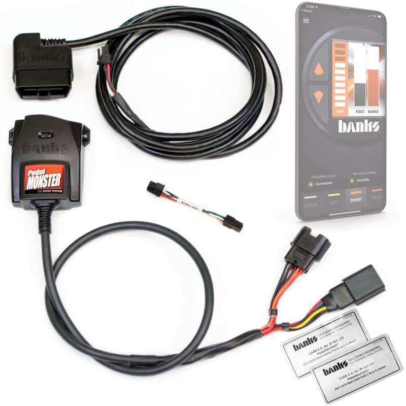Banks Power Pedal Monster Kit (Stand-Alone) 07-19 RAM 2500/3500/11-20 Ford F-Series 6.7L Use w/Phone - awdtuningtx