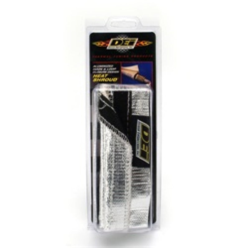 DEI Heat Shroud 1in I.D. x 3ft - Aluminized Sleeving - Hook and Loop Edge - awdtuningtx