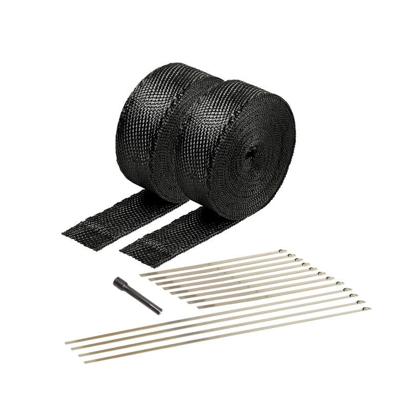 DEI Exhaust Wrap Kit - Black Titanium Wrap Locking Ties & Locking Tie Tool - awdtuningtx