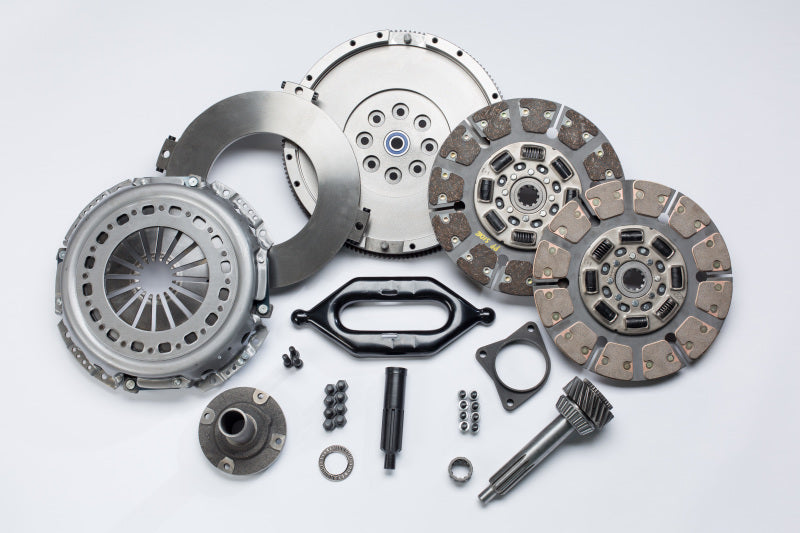 South Bend Clutch 94-03 Dodge 5.9L NV4500 Organic Street Dual Disc Clutch Kit w/ Input Shaft - awdtuningtx