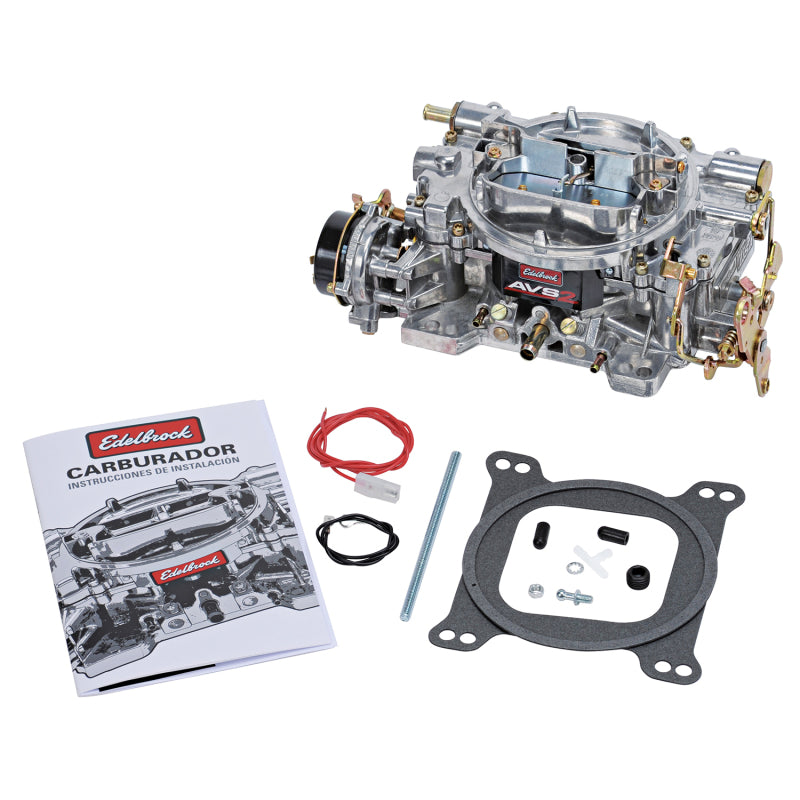 Edelbrock Carburetor Thunder Series 4-Barrel 800 CFM Electric Choke Calibration Satin Finish - awdtuningtx