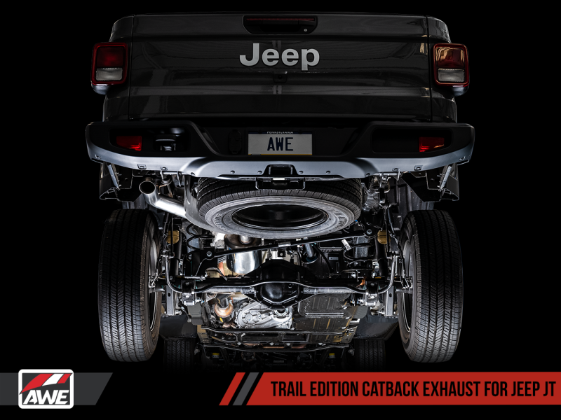 AWE Tuning 20-21 Jeep Gladiator JT 3.6L Trail Edition Cat-Back Exhaust - awdtuningtx