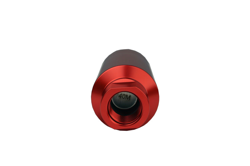 Aeromotive In-Line Filter - AN-10 size - 40 Micron SS Element - Red Anodize Finish - awdtuningtx