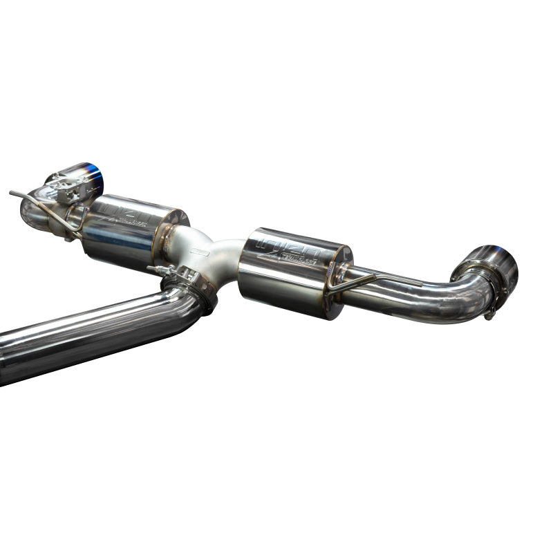 Injen 20-21 Toyota Supra 3.0L Turbo 6cyl SS Cat-Back Exhaust w/ Burnt Tips - awdtuningtx
