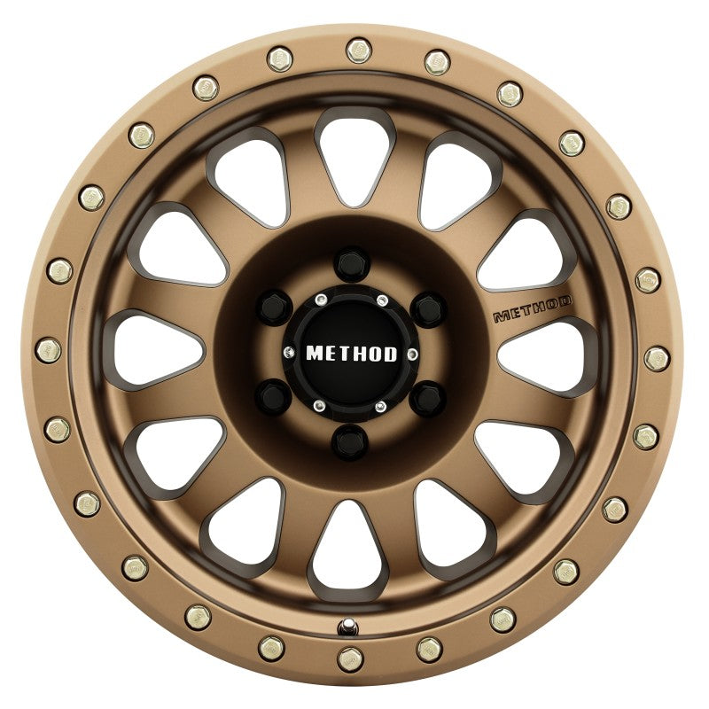 Method MR304 Double Standard 17x8.5 0mm Offset 6x135 94mm CB Method Bronze Wheel - awdtuningtx
