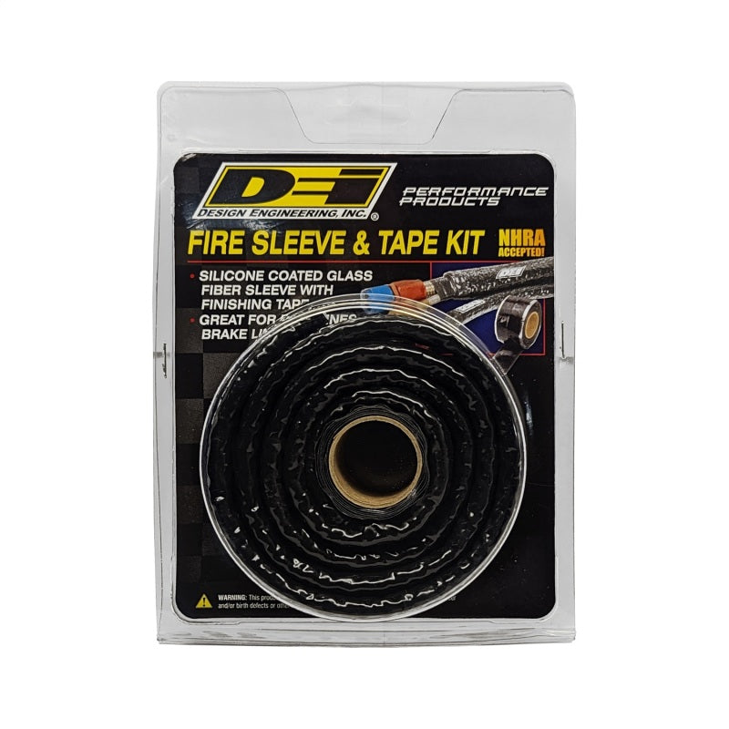 DEI Fire Sleeve and Tape Kit 3/8in I.D. x 3ft - awdtuningtx