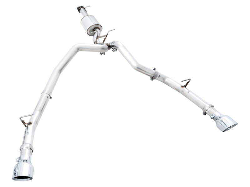 AWE Tuning 19-21 RAM 1500 5.7L (w/Cutouts) 0FG Dual Rear Exit Cat-Back Exhaust - Chrome Silver Tips - awdtuningtx