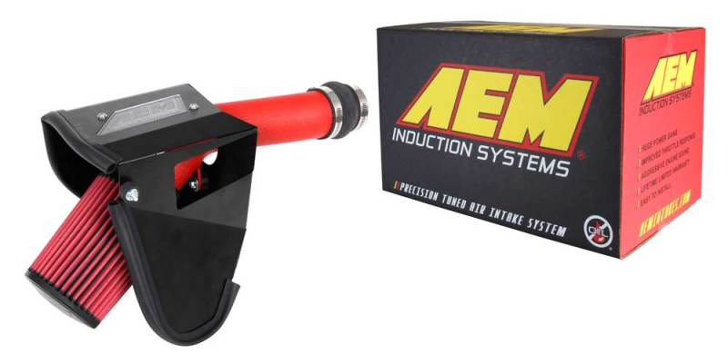 AEM Induction 2019 Subaru WRX STI 2.5L Cold Air Intake - Wrinkle Red - awdtuningtx
