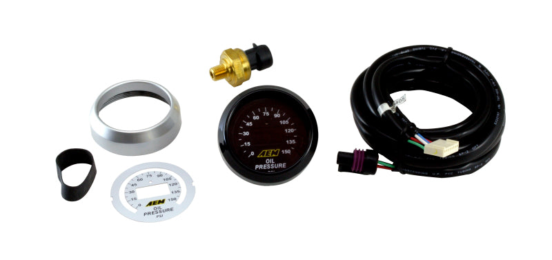 AEM 52mm Oil Pressure 150psi Digital Gauge - awdtuningtx