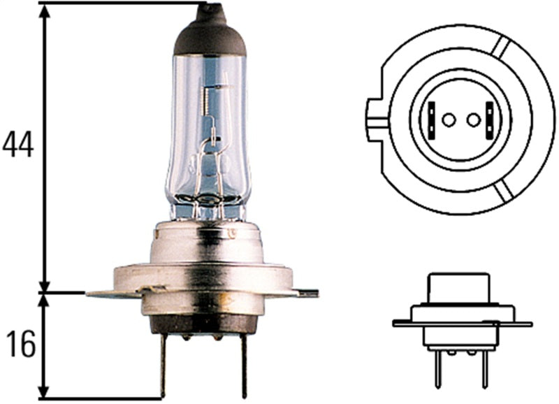 Hella Optilux H7 100W XB Extreme Blue Bulbs (Pair) - awdtuningtx