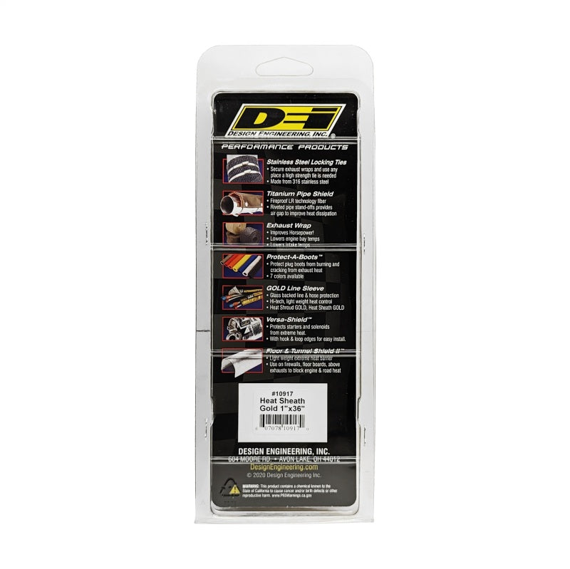 DEI Heat Sheath GOLD 1in x 36in - awdtuningtx