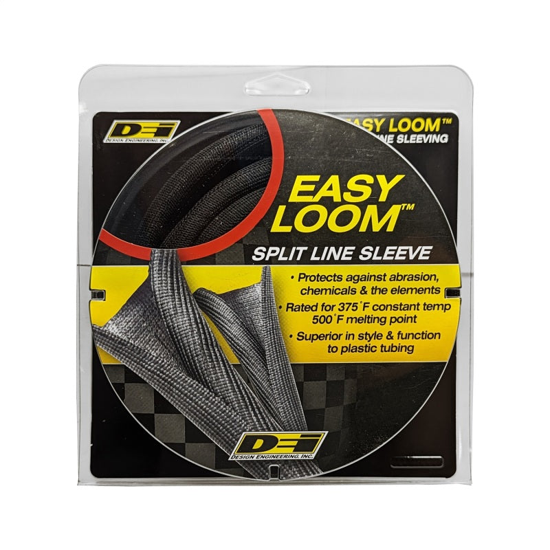 DEI Split Wire Sleeve Easy Loom 10mm-3/8in x 20 Black - awdtuningtx