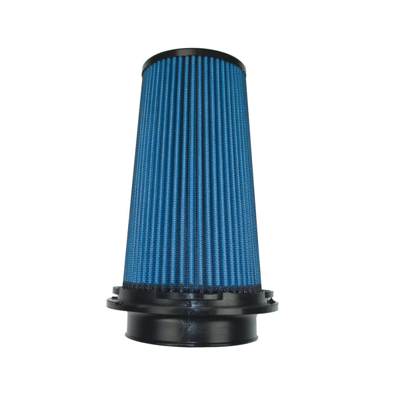 Injen NanoWeb Dry Air Filter- 4in Flange ID 6in Twist Lock Base 8.8in Media Height 4in Top - awdtuningtx