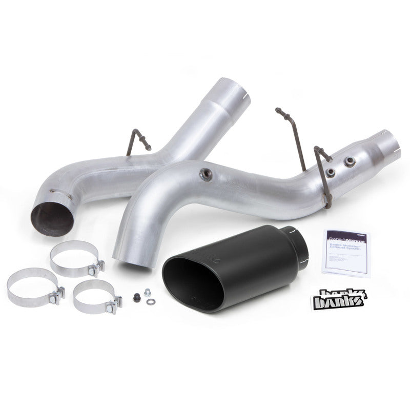Banks Power 17-19 Chevy Duramax L5P 2500/3500 Monster Exhaust System w/ Black Tip - awdtuningtx