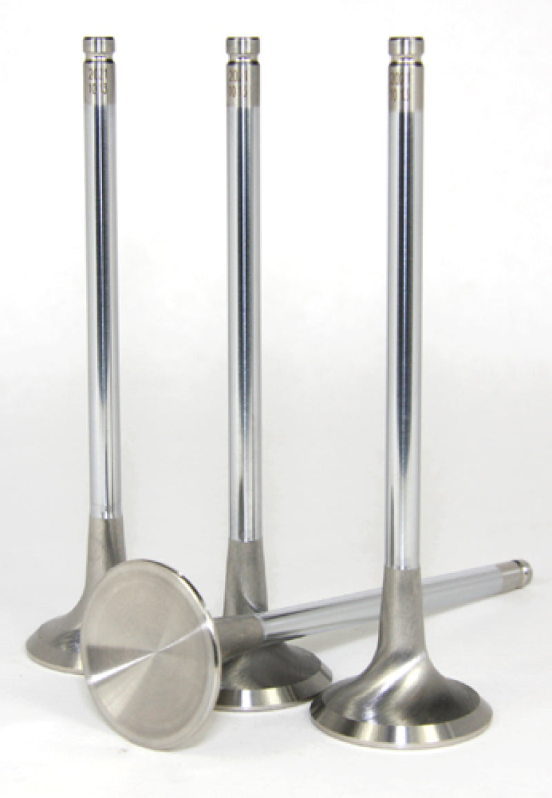 GSC P-D 4B11T Chrome Polished Super Alloy Exhaust Valve - 30mm Head (+1mm) - SET 8 - awdtuningtx