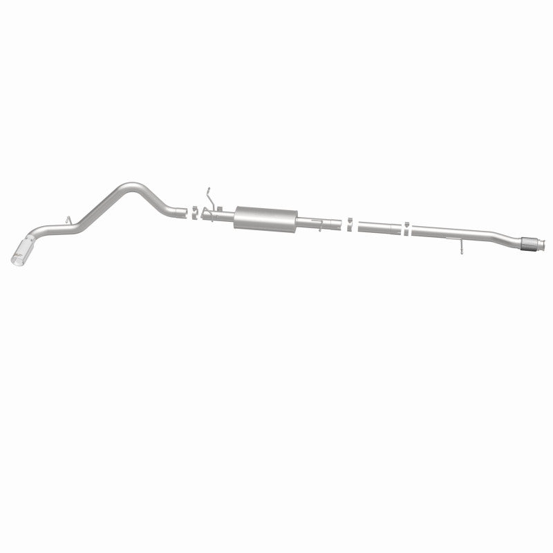 Magnaflow 14 Chevy Silverado V8 5.3L CC/EC Cab Single P/S Rear Exit Stainless Cat Back Perf Exhaust - awdtuningtx