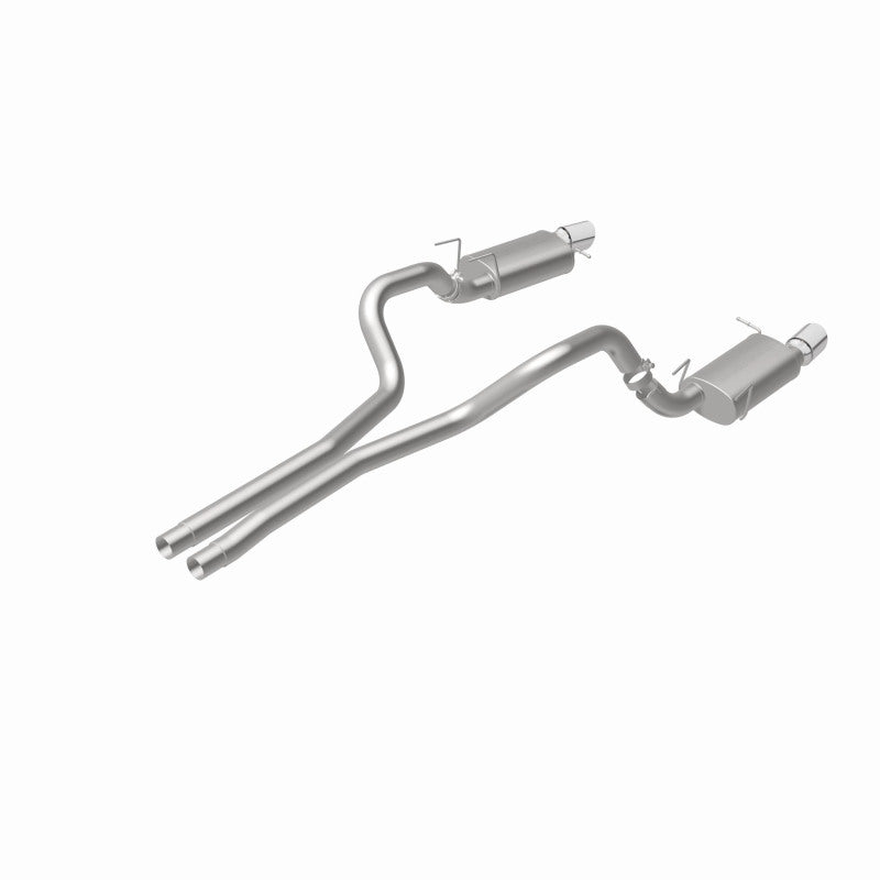 MagnaFlow 13 Ford Mustang Dual Split Rear Exit Stainless Cat Back Performance Exhaust (Street) - awdtuningtx