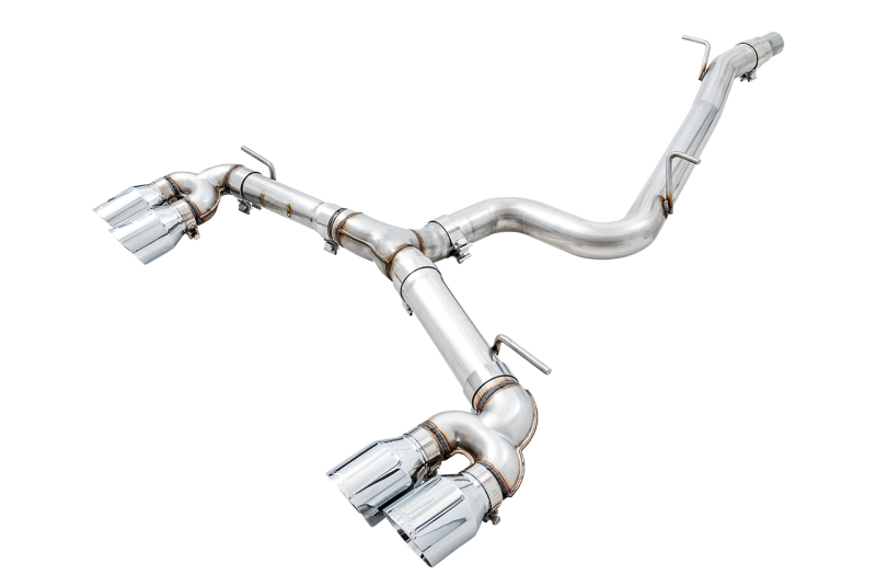 AWE Tuning Mk7 Golf R Track Edition Exhaust w/Chrome Silver Tips 102mm - awdtuningtx