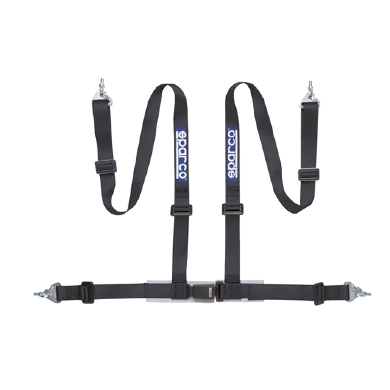 Sparco Belt 2 Inch Black 4Pt Snap-In - awdtuningtx