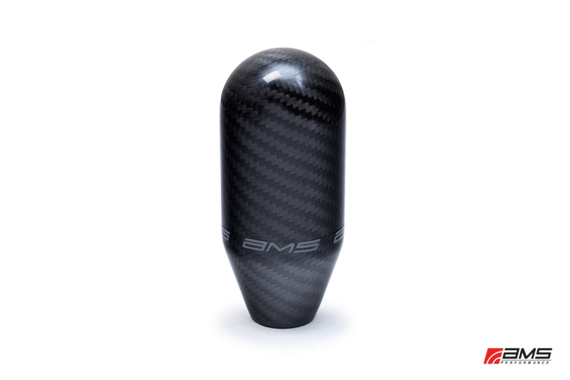AMS Performance 01-07 Mitsubishi EVO VII/VIII/IX/X 5 Speed Carbon Fiber Shift Knob w/Logo - awdtuningtx