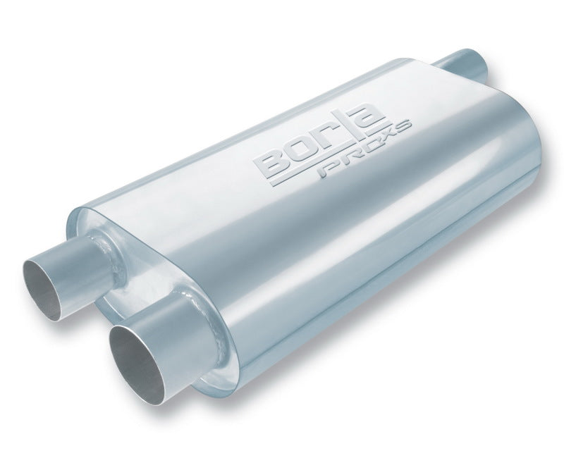 Borla Universal Oval Transverse 2.5in Inlet/Outlet 19in x 10.25in x 5.5in Turbo XL Muffler - awdtuningtx