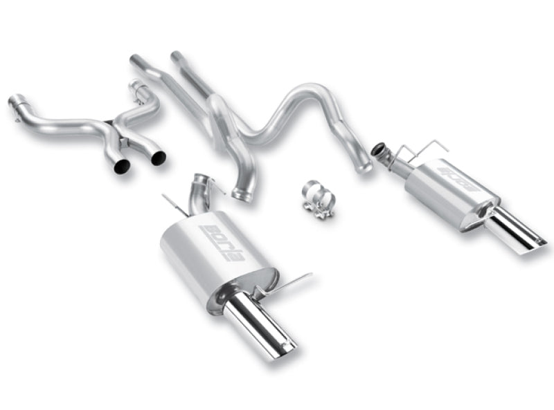 Borla 2011-2012 Mustang GT 5.0L 8cyl 6spd RWD Agressive ATAK Catback Exhaust - awdtuningtx