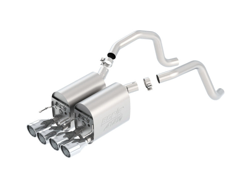 Borla 05-08 Chevrolet Corvette Coupe/Conv 6.0L/6.2L 8cyl Aggressive ATAK Exhaust (rear section only) - awdtuningtx