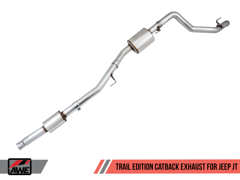 AWE Tuning 20-21 Jeep Gladiator JT 3.6L Trail Edition Cat-Back Exhaust - awdtuningtx
